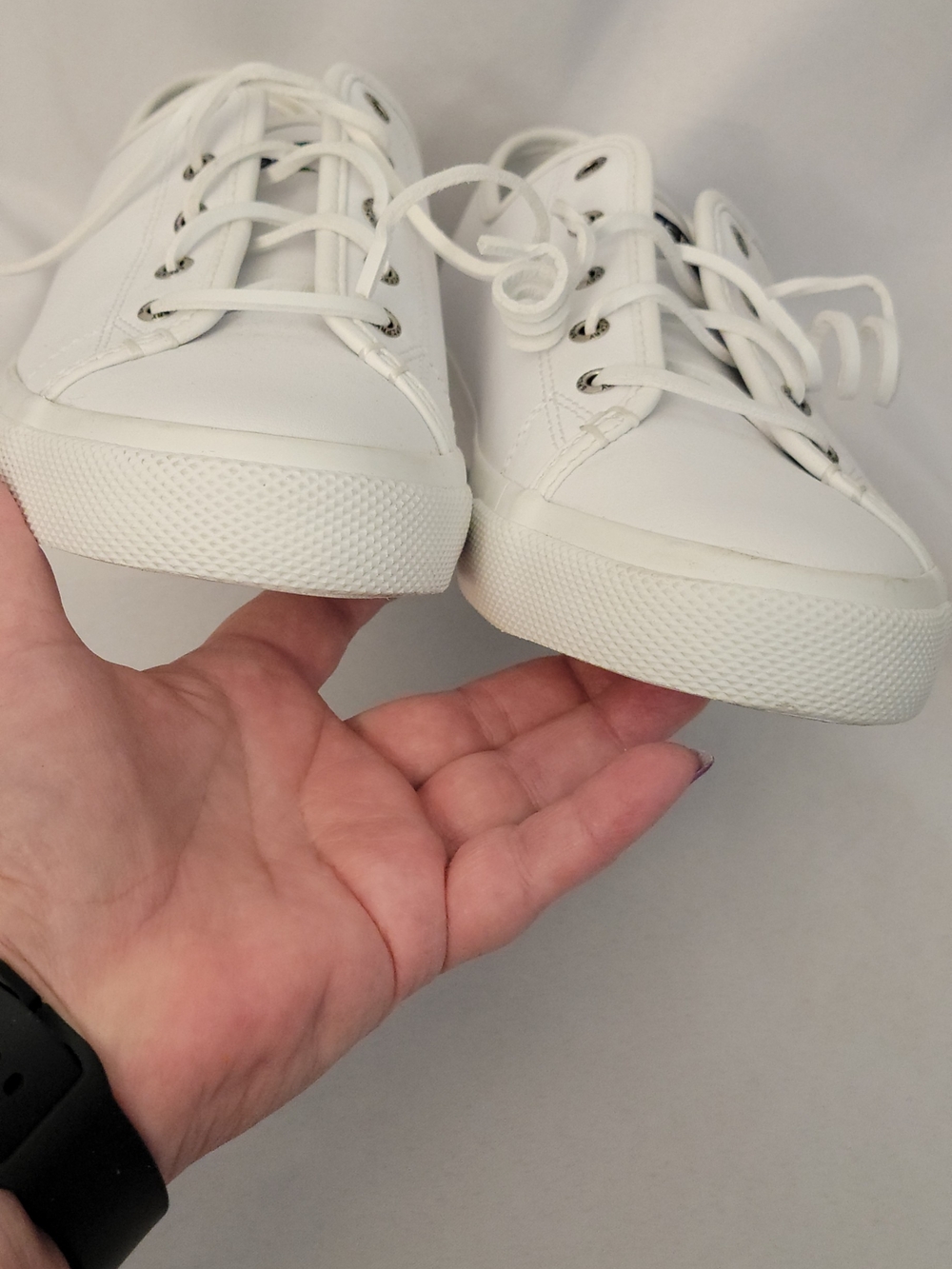 Sperry Top Sider White Sneaker Size 12 - Picture 5 of 12